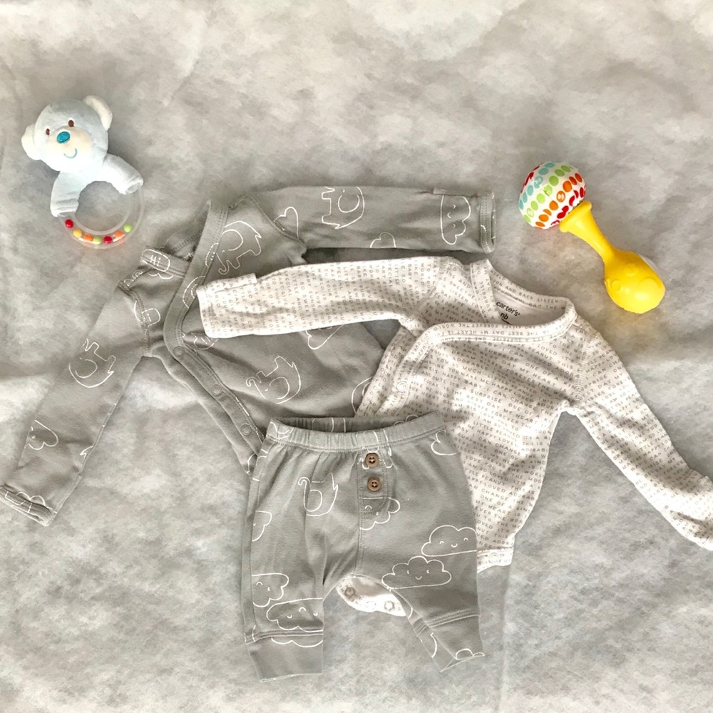 Wrap onesies with matching pants! Newborn👶🏻